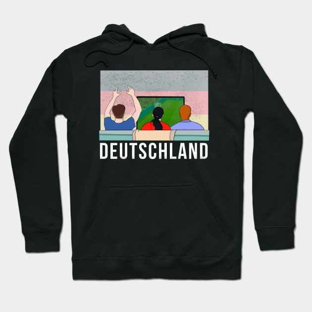 Deutchland Fans Hoodie by DiegoCarvalho